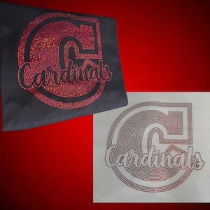 Custom Spangle Shirt Transfer: Cheer & Dance Bling Design (11x13 inches)