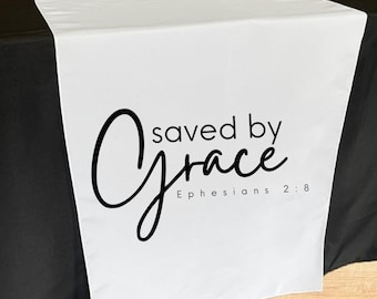 Custom Table Runner | 2ft x 6ft Business Branding Display Runner