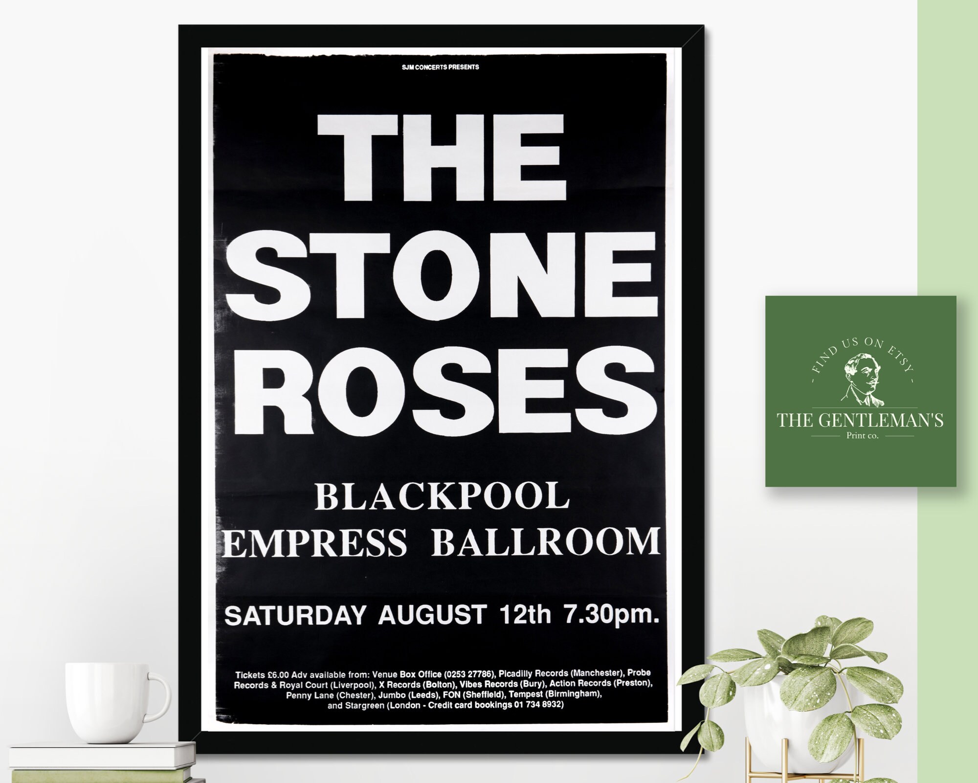 The Stone Roses Vintage Tour Poster Quality Reproduction - Etsy