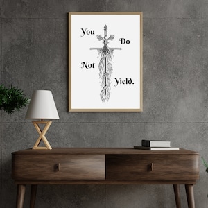 You do not yield | Throne of Glass | TOG | Digital Art | Fireheart | Aelin | Sarah J Maas fans