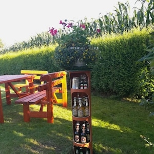Construction instructions, construction plan, build yourself. Cold drinks in the garden, drinks cooler, beer cooler, earth cooler with drive for the garden