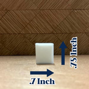 1:12 Scale Blank Books – 3D Printed Dollhouse Library Decor, Miniature Scenes image 4