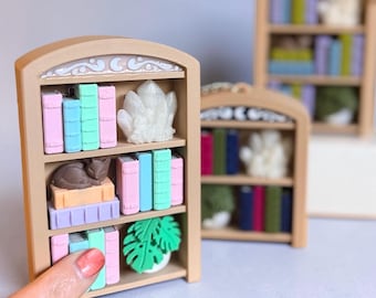 Juguete antiestrés para estantería / Llavero o juguete de escritorio, accesorio para amantes de los libros