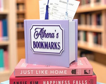 Marcapáginas personalizado: organizador extra ancho para amantes de los libros