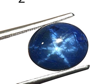 Natural Black Star Sapphire Oval 