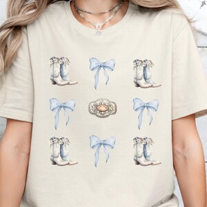 Coquette Cowgirl Shirt, Western Coquette, Coquette Cowgirl Boots, Cowgirl Aesthetic, Country Girl T Shirt, Country Music Lover Shirt, Bows