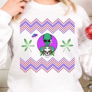 Ugly Christmas Sweater, Alien Christmas, Ugly Sweater, Ugly Christmas Sweater Women, Funny Ugly Christmas Sweater, Christmas Sweatshirt