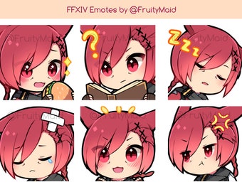 FFXIV Emote Set 4 | G&#39;raha Tia | Animated Emotes
