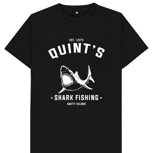 Quint's Shark Fishing Amity Island Est. 1975 Mens Womens Kids T Shirt