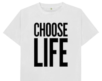 Choose Life Mens Womens Kids Unisex Camiseta