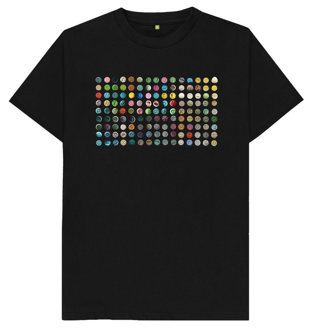 Ecstasy Pills MDMA Smiley Face Acid Face Music Festival T Shirt - Etsy