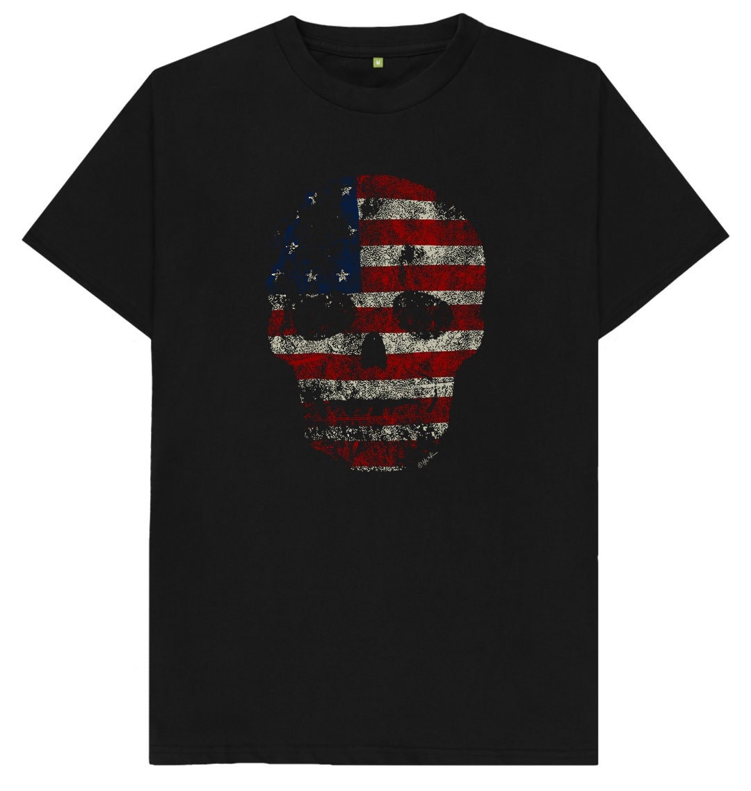 American flag tshirt Etsy Nederland