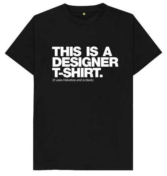 Black designer t shirt hotsell
