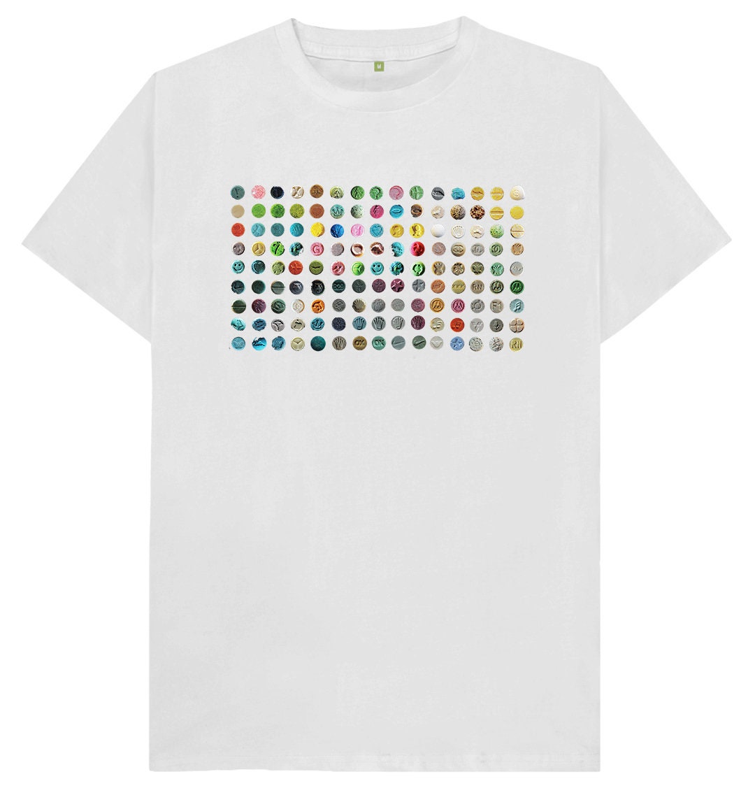 Ecstasy Pills MDMA Smiley Face Acid Face Music Festival T Shirt - Etsy