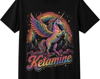 Katamine Horse Funny Meme Graphic Mens Womens Kids T Shirt