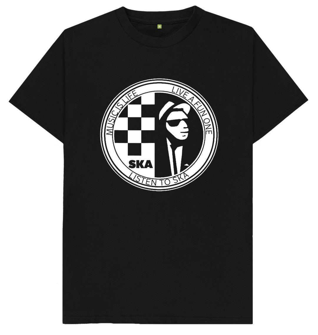 Stay Rude & Wild T-Shirt Donna Ska Music In Cotone Biologico