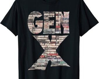 Gen X Generation X Nostalgia Retro Vintage Style Mens Womens Kids T Shirt
