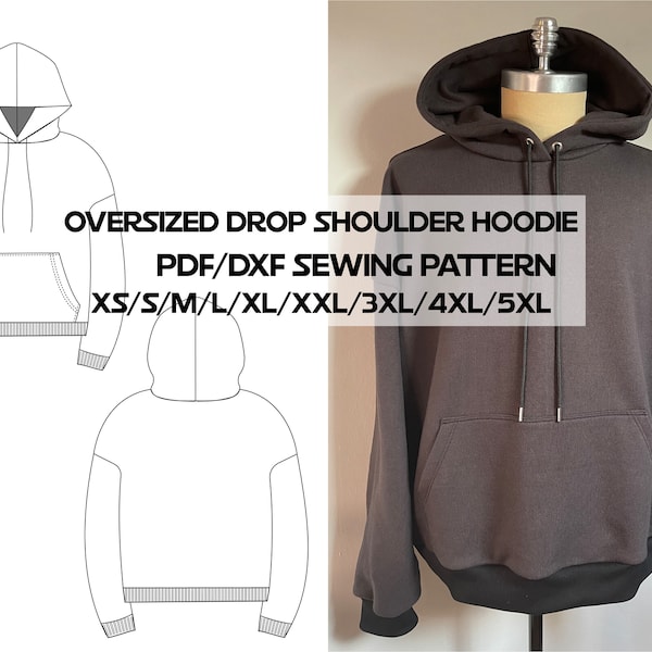 Mens Hoodie Sewing Pattern Etsy
