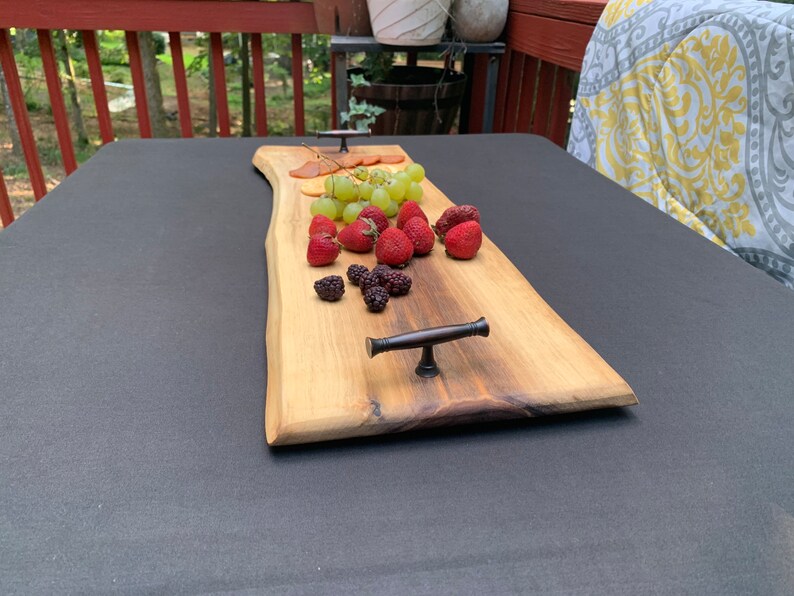 Live edge walnut charcuterie board shops / cheese board