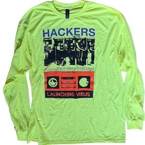 Hackers The Movie Shirt - Long Sleeve and T-Shirt, Hand Printed