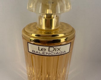 Le Dix BALENCIAGA Eau de Toilette 100 ml. Seltener Vintage-Stil.