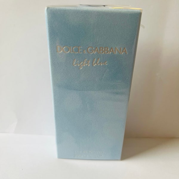 Dolce and gabbana light blue eau de toilette 50 ml.very Rare.vintage.