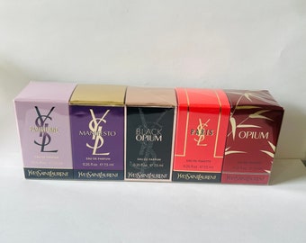 Yvesaintlaurant YSL work selection miniature perfume 7.5x4 ml. Rare.Vintage