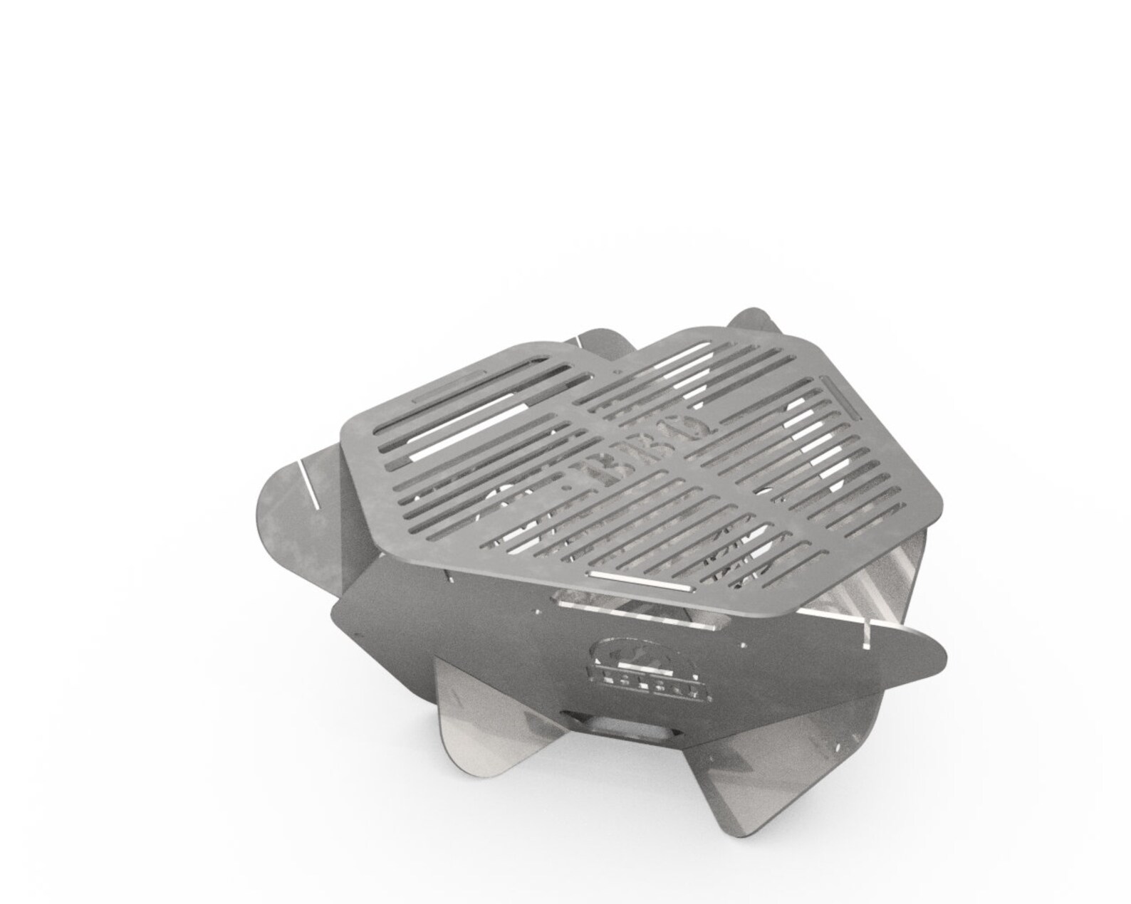 Collapsible Firepit Triangle, Grill, Bbq, DXF Files for Plasma, Laser ...