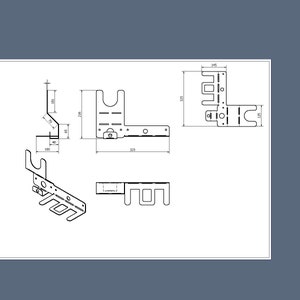 Meuleuse d'angle et perceuse porte-outil fichier DXF pour plasma, organisateur de garage de magasin laser image 7