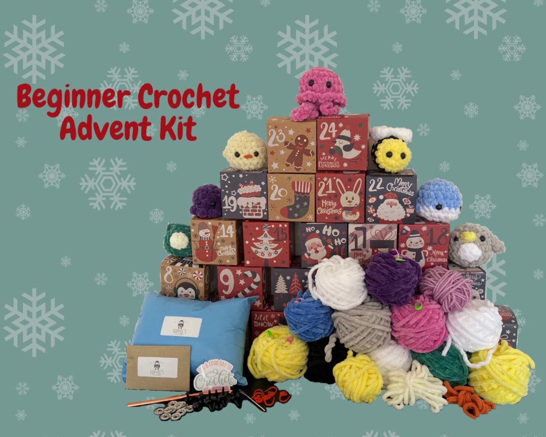 Crochet Advent Calendar, Beginner Friendly, Amigurumi Etsy UK