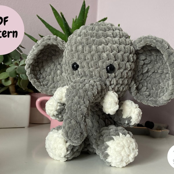 Crochet Elephant PDF pattern