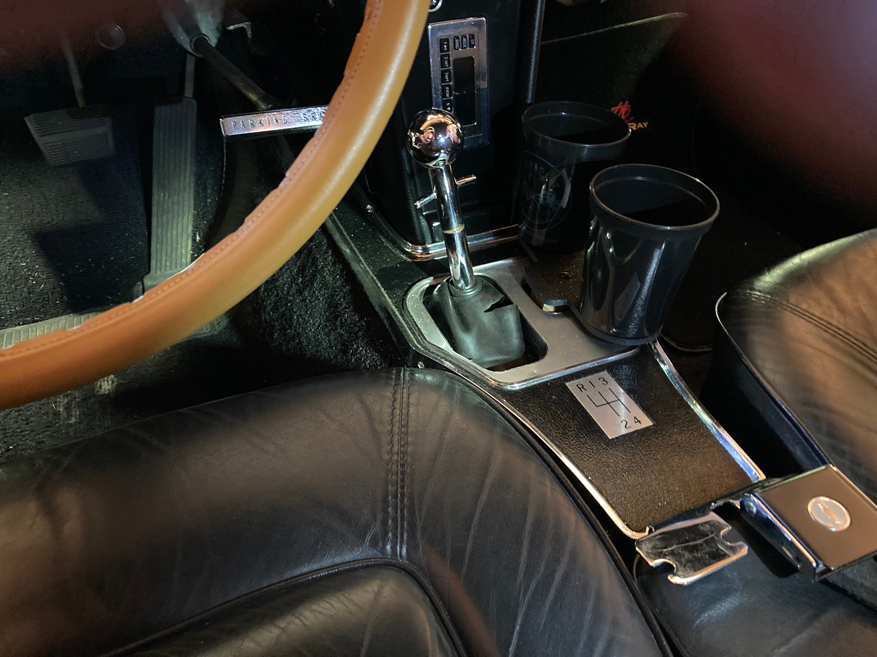 Cup Holders for C1, C2, and C3 Classic Corvettes. A Great 'one of a