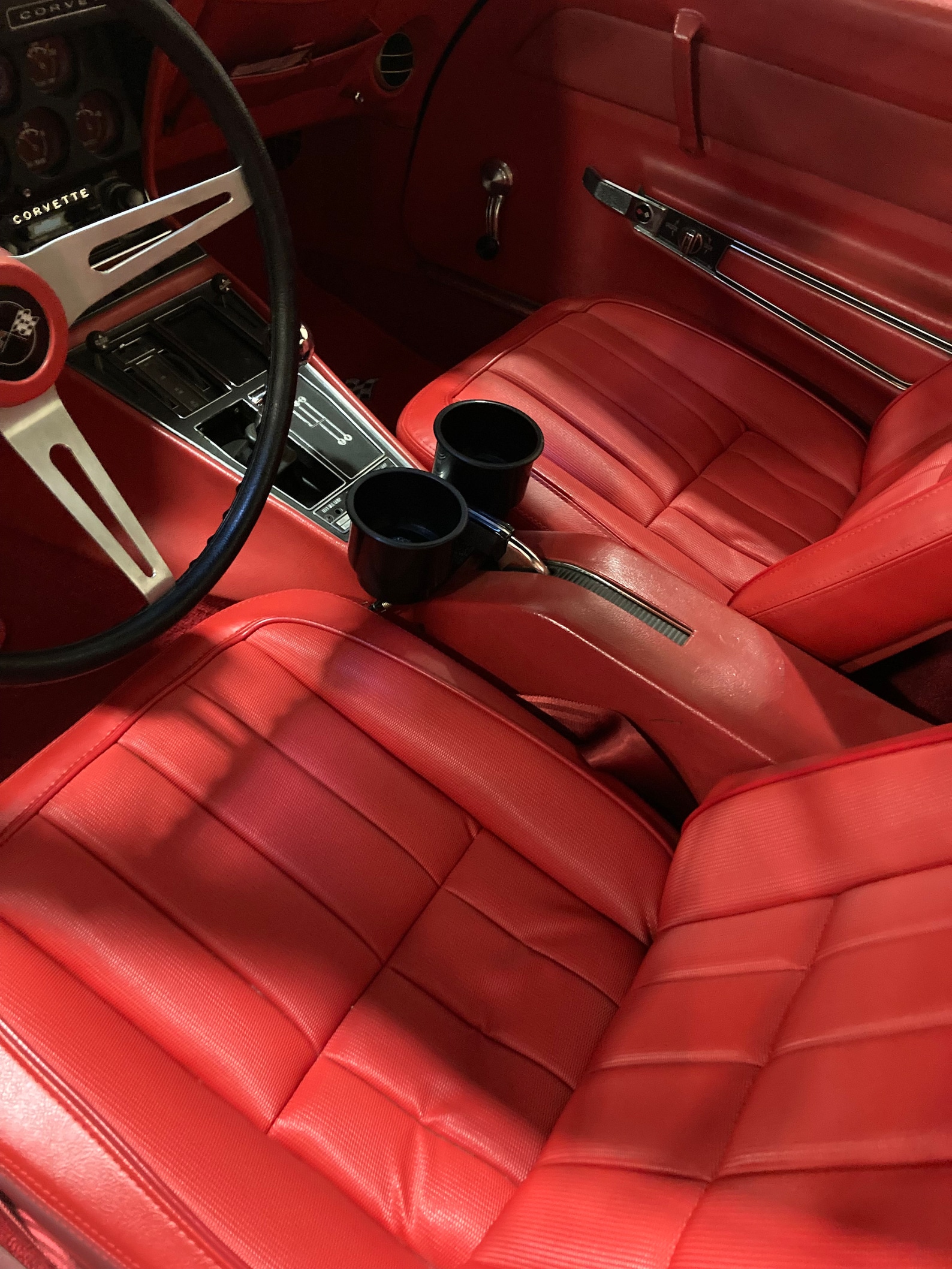 Cup holders for c1 c2 and c3 classic corvettes a great etsy