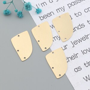 Special shaped brass earring connector,Brass earrings,Earring findings,Earring connector,Earring charms,Earring pendant Earring parts SE0375