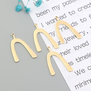 Arch shape brass earrings accessories,Brass earrings,Earring findings,Earring connector,Earring charms,Earring pendant parts SE0242