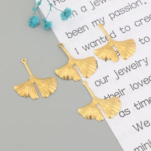 Leaf shape brass earring accessories,Brass earrings,Earring findings,Earring connector,Earring charms,Earring pendant parts SE0284