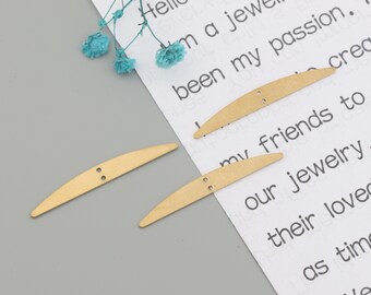 Curved shape brass earrings accessories,Brass earrings,Earring findings,Earring connector,Earring charms,Earring pendant parts SE0217