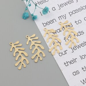 Leaf shape brass earring accessories,Brass earrings,Earring findings,Earring connector,Earring charms,Earring pendant parts SE0223