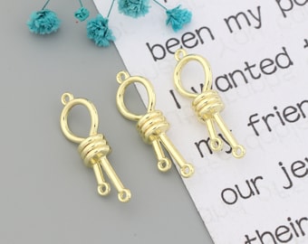 Vergoldete Knoten Legierung Ohrring Anhänger-Ohrring Charme-Ohrring Stecker-Ohrring Anhänger-Ohrring Zubehör-Ohrringe Bolzen Teile Versorgung SE0359