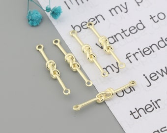 16K Gold Knotting Stecker-Ohrring Charms-Ohrring Stecker-Ohrring Anhänger-Ohrring Ergebnisse-Ohrringe Ohrstecker Ergebnisse Teile liefern SE0161