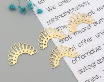 Special shape brass earring connector,Brass earrings,Earring findings,Earring connector,Earring charms,Earring pendant Earring parts SE0398