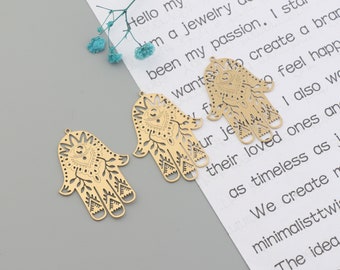Palmenform Messing Ohrring Zubehör,Messing Ohrringe,Ohrring Ergebnisse,Ohrring Verbinder,Ohrring Charms,Ohrring Anhänger Teile SE0215