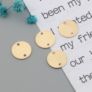 Circle double hole shape earring accessories,Brass earrings,Earring findings,Earring connector,Brass earring charms,Earring pendant SE0362