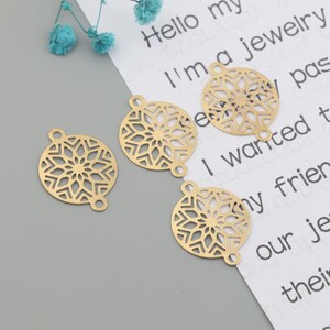 Circular shape brass earrings accessories,Brass earrings,Earring findings,Earring connector,Earring charms,Earring pendant parts SE0190