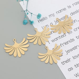 Leaf shaped brass earring accessories,Brass earrings,Earring findings,Earring connector,Earring charms,Earring pendant parts SE0186