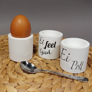 Egg cup egg holder Raysin white image 1