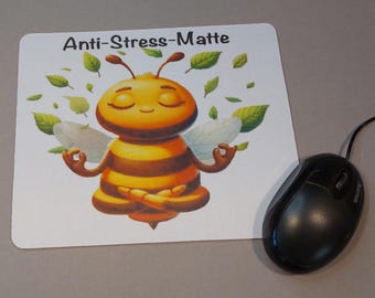 Mauspad Otter // Mauspad lustig mit Spruch // Mousepad Büro