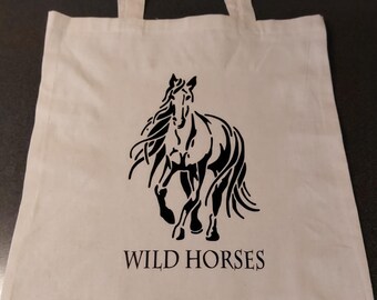 Jute bag fabric bag horse bag