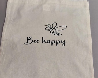 Jute bag fabric bag bag saying