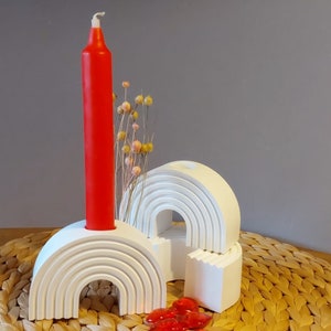 Candle holder rainbow Raysin decoration